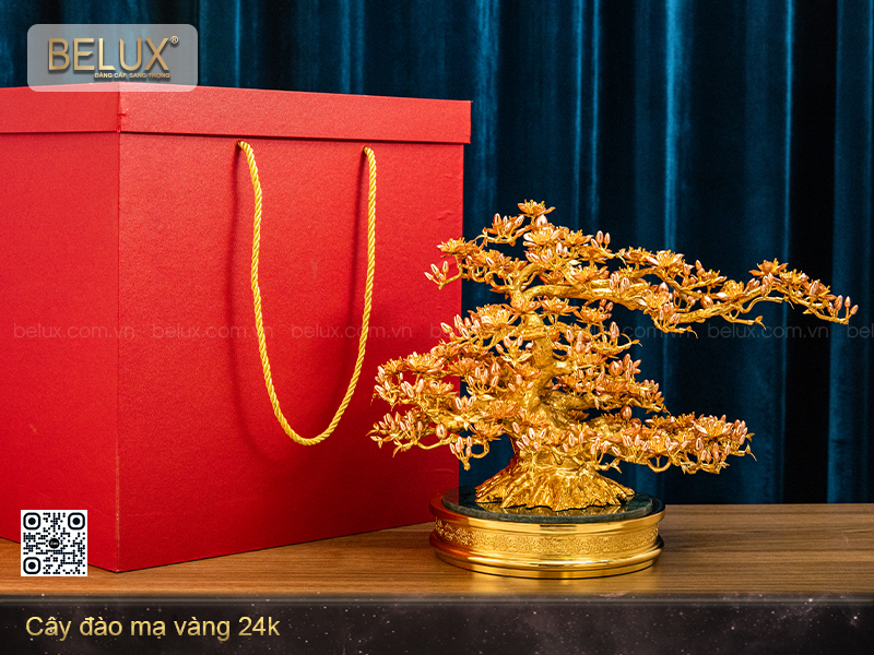 Cây đào mạ vàng 24k&nbsp;